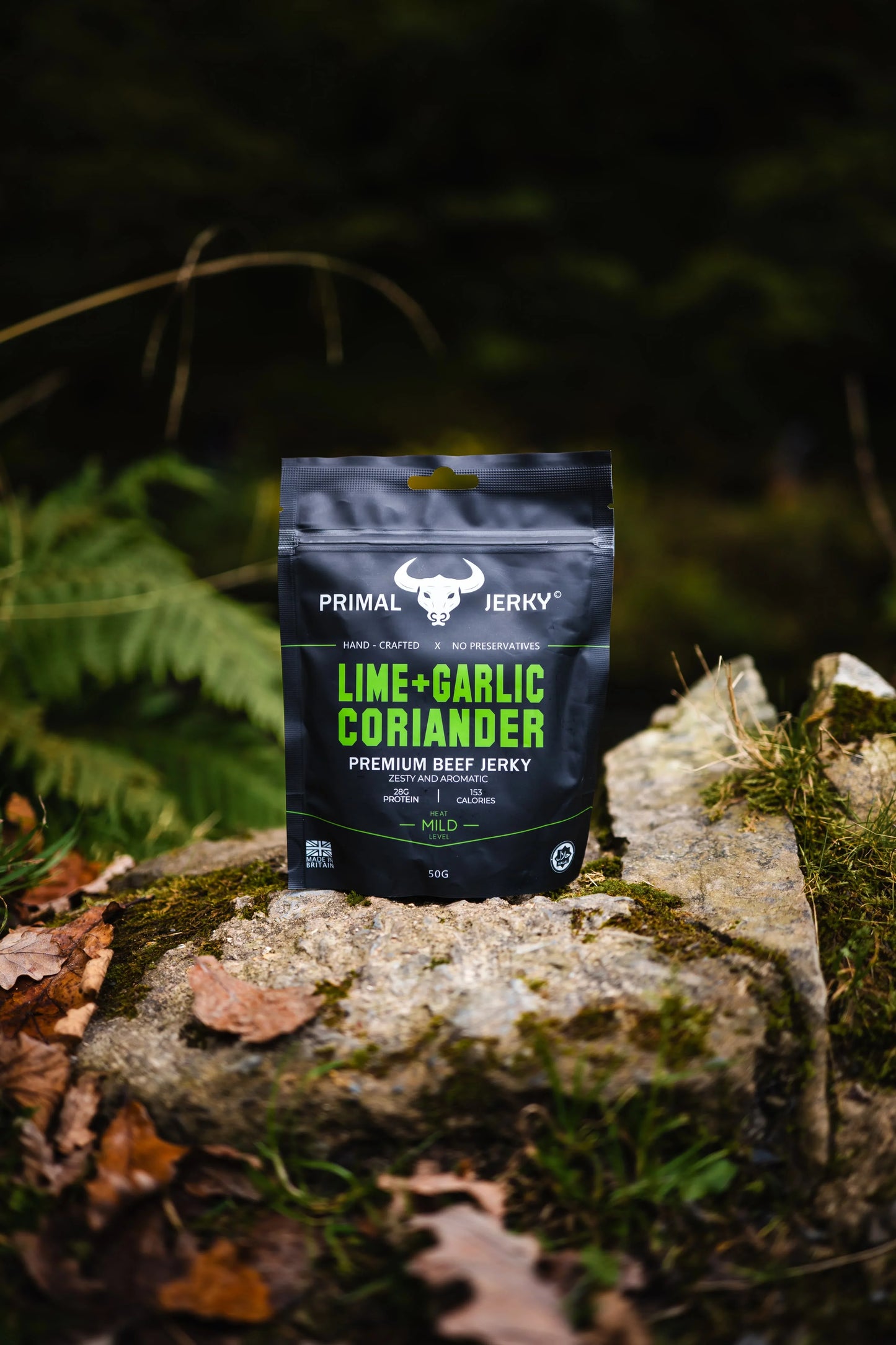 Angus Beef Jerky - Lime, Garlic & Coriander