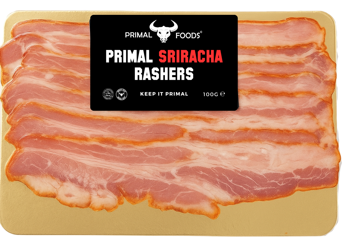 Primal Sriracha Rashers (Out of stock)