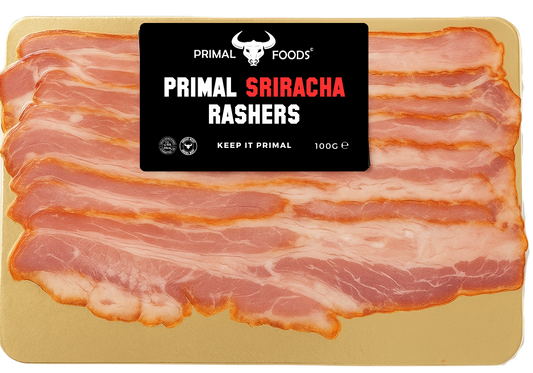 Primal Sriracha Rashers (Out of stock)